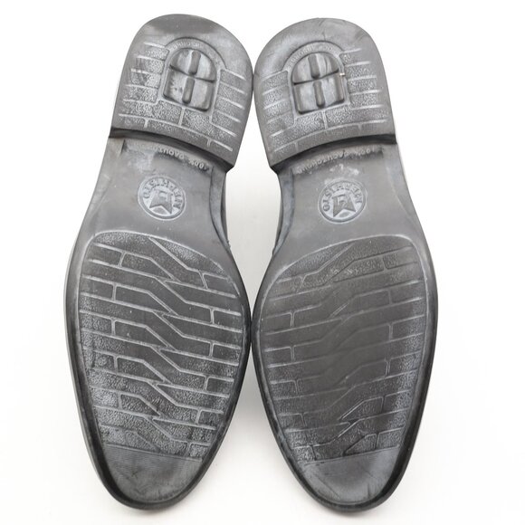 Mephisto Chelsea Boots Men's US Size 9 Black Leather Comfort Zip Moto Biker - Picture 9 of 11